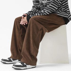 Pantalon pour hommes en velours d'hiver d'hiver