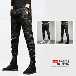 Herenbroek BAPAI Fashion Oversized Camouflage Cargo Outdoor Army Multifunctionele Combat Broeken Slanke wandelen