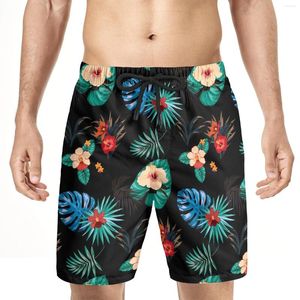 Herenbroeken Strandkorte cargo-effen bloemenshorts voor herenzwemkleding Geen mesh-bord Herenzwemmen