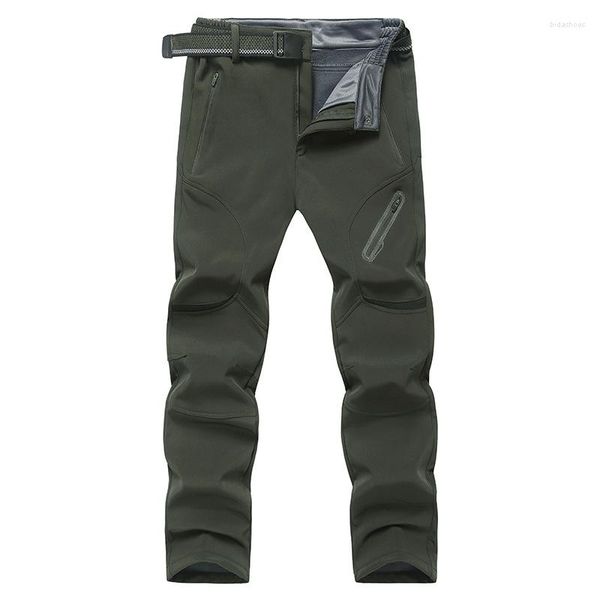 Pantalones de hombre talla grande 9XL pantalones de hombre 2023 llegadas otoño polar secado rápido invierno transpirable térmico impermeable verde militar