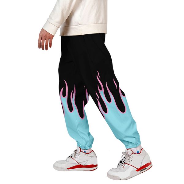 Pantalones de hombre Pantalones de chándal de llama azul Hombres Mujeres Y2K Hip Hop Dance Skateboard Otoño Fitness Joggers Pantalones Deporte de moda 230724