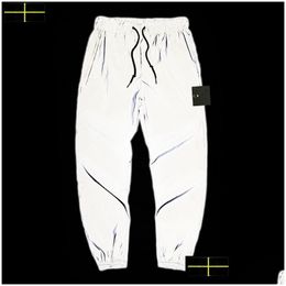 Pantalones para hombres Marca Mens Stone Jacket Island Designer es Land Cargo Hip Hop Verano Transpirable Bolsillo Pantalones Trabajo Utilidad Trotar Drop Ot9Lg