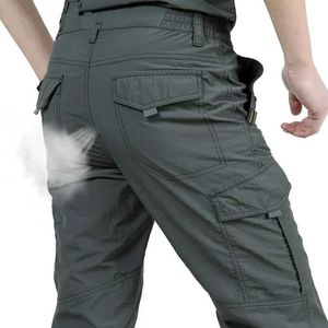 Pantalon pour hommes respirant léger imperméable séchage rapide et décontracté masculin de style militaire masculin cargo tactique pantl2405