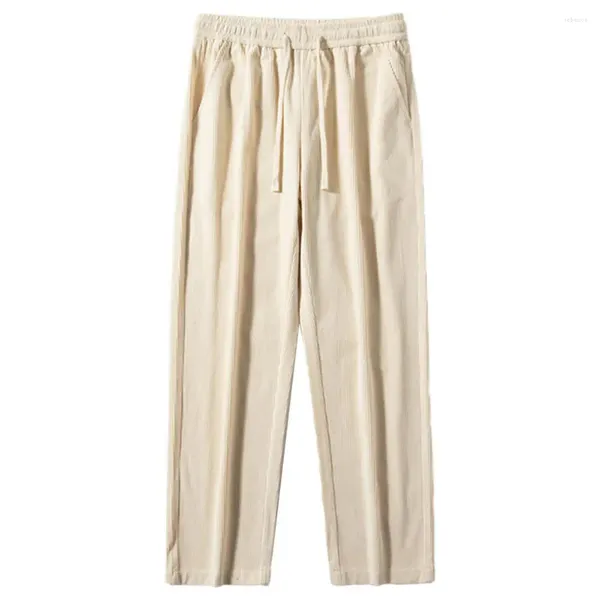 Pantalons pour hommes Pantalons respirants pour hommes Pantalons de survêtement d'hiver confortables et élégants Jambes larges Taille élastique Poches profondes pour un confort ultime Solide