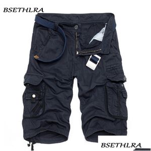 Pantalones para hombres bsethlra nuevos trabajos de verano de camuflaje de camuflaje ropa de marca militar de moda pantanos cortos de carga 29-40 Q190427 Drop delve dhehp
