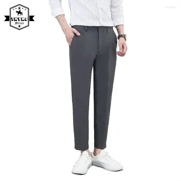 Pantalon pour hommes, costume droit décontracté, ample, surdimensionné, résistant à l'usure, travail formel, solide, Slim, pantalon de sport