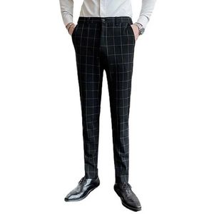 Pantalon pour hommes Business Plaid Suit Suit Pantal