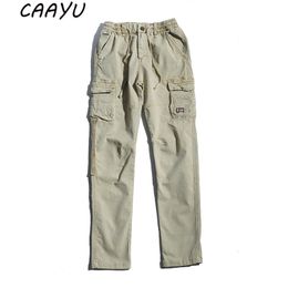 Pantalon homme CAAYU hommes Cargo pantalon hommes Joggers mâle Hip Hop japonais Streetwear décontracté Vintage pantalon Jogging kaki pantalon pour hommes 230309