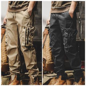 Pantalons pour hommes Camo Navy Pantalon Homme Harem Y2K Tactique Militaire Cargo Pantalon pour Hommes Techwear Haute Qualité En Plein Air Hip Hop Slacks 230901