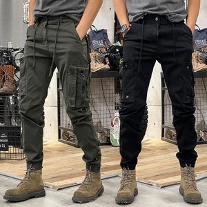 Pantalones para hombres Camo Pantalones azul marino Hombre Harem Y2k Pantalones de carga militares tácticos para hombres Techwear Alta calidad al aire libre Hip Hop Trabajo Pantalones apilados 231019