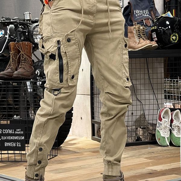 Pantalons pour hommes Camo Navy Pantalon Homme Harem Y2k Tactique Militaire Cargo Pantalon pour Hommes Techwear Haute Qualité En Plein Air Hip Hop Travail Pantalons Empilés 230906