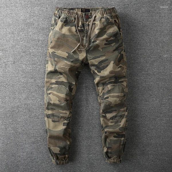 Pantalons pour hommes Camouflage Casual Tactique Style militaire Printemps Longueur cheville Sportive Randonnée Mode Cargo