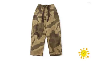 Pantalon pour hommes Camouflage Kapital Kountry Hommes Femmes Armée Vert Cordon Pantalon Harajuku