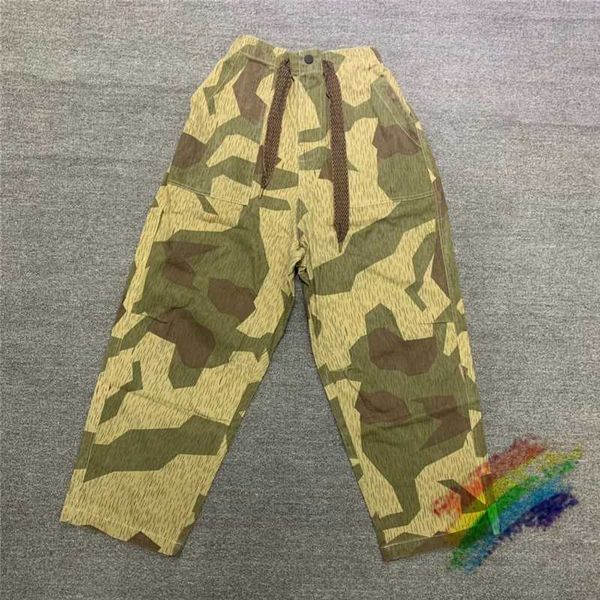 Pantalon masculin camouflage kapital kountry pantalon hommes femmes armée grn pantalon cordon pantalon h240508