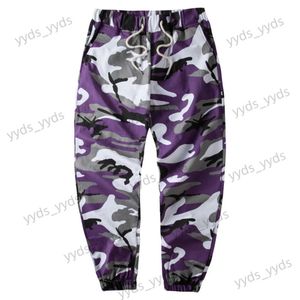 Pantalons hommes Camouflage militaire pantalon Cargo pantalon hommes Hip hop Skateboard bavoir pantalon global Ins réseau avec Bdu High Street Jogger pantalon T231122