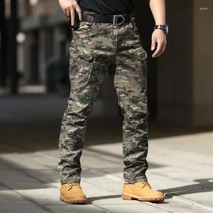 Pantalon masculin camouflage militaire tactique tactique armée à usure de randonnée de randonnée de randonnée de paintball combat extérieur imperméable des vêtements de chasse imperméables