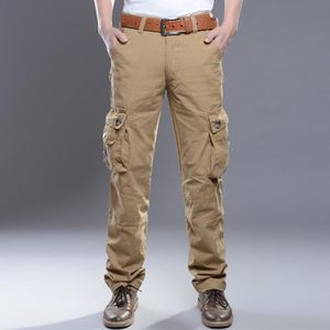 Pantalons pour hommes Cargo Combat Army Militaire Travail décontracté 28-38 Taille moyenne Zipper 2023 Pantalon de mode