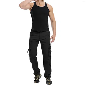 Pantalon masculin Cargo for Men Fashion Automne et Winter Sauthoue décontractée avec des poches Pantalon Homme