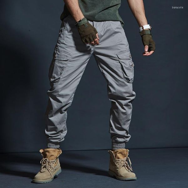 Pantalones para hombres Cargo Joggers Marca Hombres Moda Streetwear Casual Camuflaje Jogger Táctico Pantalones militares PantsMen's