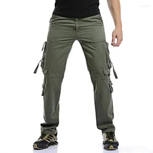 Pantalons pour hommes Cargo Hommes Outillage décontracté Solide Multi-poches Pantalons de loisirs Jogger Ourdoor Work Wear