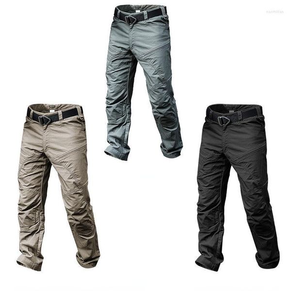 Pantalons pour hommes Cargo Hommes Été Kaki Noir Camouflage Armée Tactique Militaire Travail Pantalon Occasionnel Pantalon Jogger Pantalon De Survêtement StreetwearMen's Naom2