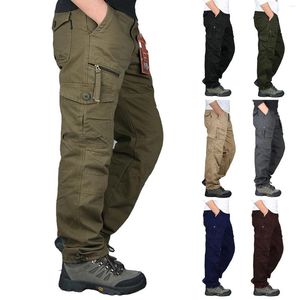 Herenbroek Cargo Multi Pocket Casual waterdichte jacht Wandelen Tactische joggingbroek Streetwear broek voor heren