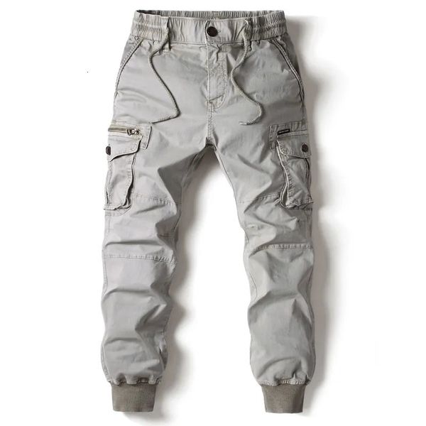 Pantalons pour hommes Pantalon cargo hommes jogging pantalons décontractés coton pleine longueur militaire hommes streetwear hommes travail tactique survêtement pantalon grande taille 231120