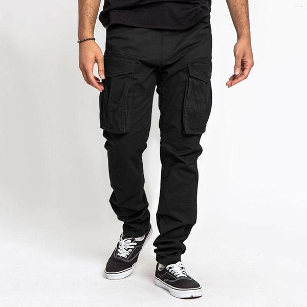 Pantalon pour homme Cargo Relaxed Fit Sport Jogger Mens Outdoor Zip Pant Memory H