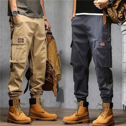 Pantalons pour hommes Pantalon cargo homme Harem tactique militaire Cargo pantalon pour hommes Techwear haute qualité en plein air Hip Hop travail empilé pantalons 231127