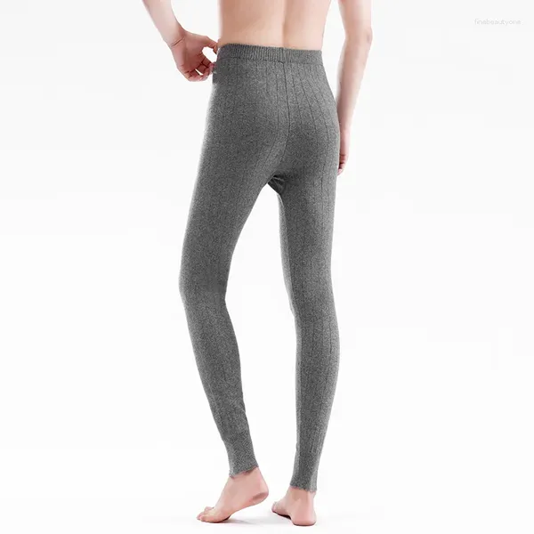 Pantalon pour hommes en cachemire épaissis de slim slim uster usure automne et leggings d'hiver en tricot surdimensionné intérieur