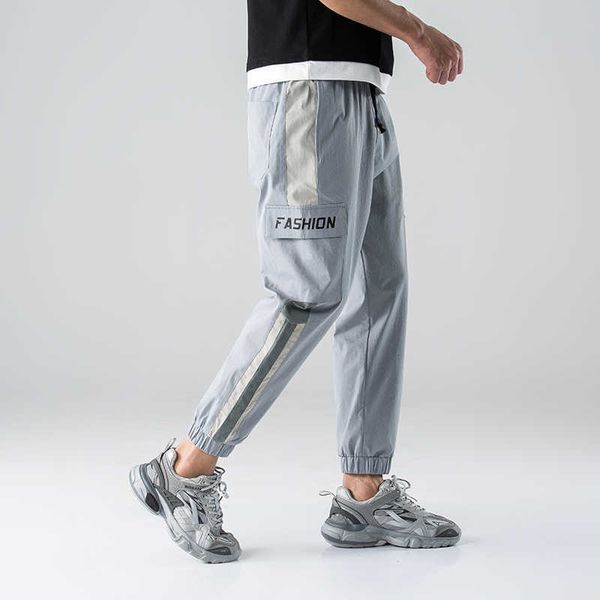 Pantalons décontractés pour hommes, salopette de sport ample à neuf points, nouvelle collection printemps et automne 2021, G220929