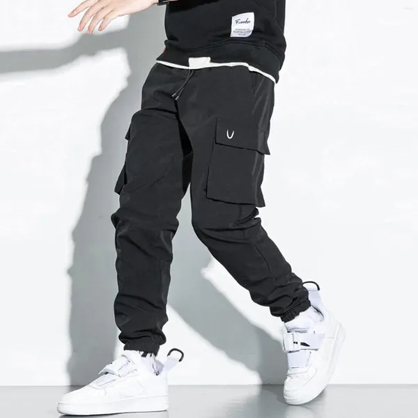 Pantalon masculin Business Stretch Slim Fit Elastic Jogger Jogger coréen classique Black Grey Male Brand Brand