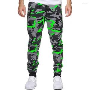 Pantalon de Camouflage décontracté pour hommes, taille élastique, tissu imprimé, cordon de serrage, Baggy, survêtement, mode Streetwear, survêtement