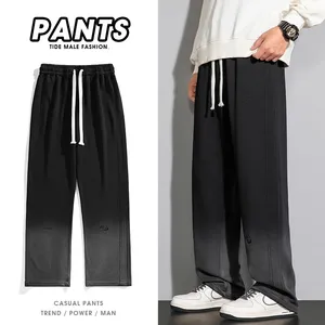 Herenbroeken Casual Mode Zwart Baggy Y2K Streetwear Jogger Wide Heren Koreaans Review Veel kledingbroeken Dames