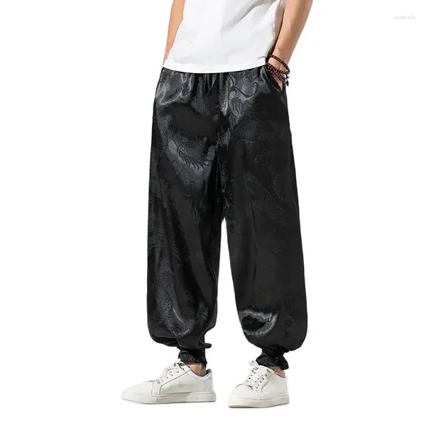 Pantalons pour hommes décontracté Harem Streetwear survêtement Hip Hop pantalon ample mode printemps été hommes pantalons de survêtement coréen grande taille 5XL