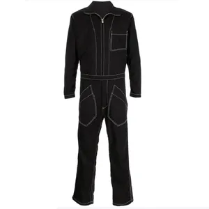 Pantalon Homme Combinaison Décontractée Manches Longues Salopette Printemps Et Automne Noir Point De Voiture Conception Géométrique Personnalité Jeunesse