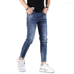 Männer Hosen Casual Low Rise Denim Jeans Hosen Für Männer 2023 Marke Streetwear Cowboy Blau Jugendliche Mann