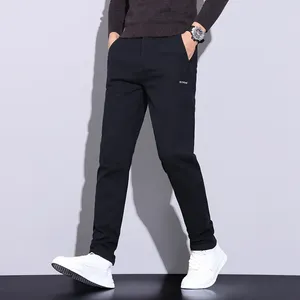 Pantalons pour hommes Casual Homme Mode coréenne Sports Hommes Vêtements Pantalon à jambe droite Slim Fit élastique Long Pantalon de survêtement Joggers Mâle