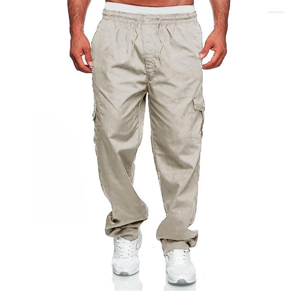 Pantalons pour hommes décontracté hommes 2023 printemps Fitness Joggers hommes Streetwear pantalons de survêtement mode cheville bandé pantalon mâle