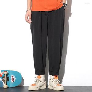 Herenbroek Casual Men Corduroy Chic Ins Fashion Koreaanse Straight High Taille Streetwear All-Match Student Loose Harajuku Black Soft