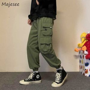 Herenbroek Casual Men Spring Losse grote zakken Laadbroek Koreaanse stijl Trendy knappe kleding All-match Tactical Combat 90's Y2302