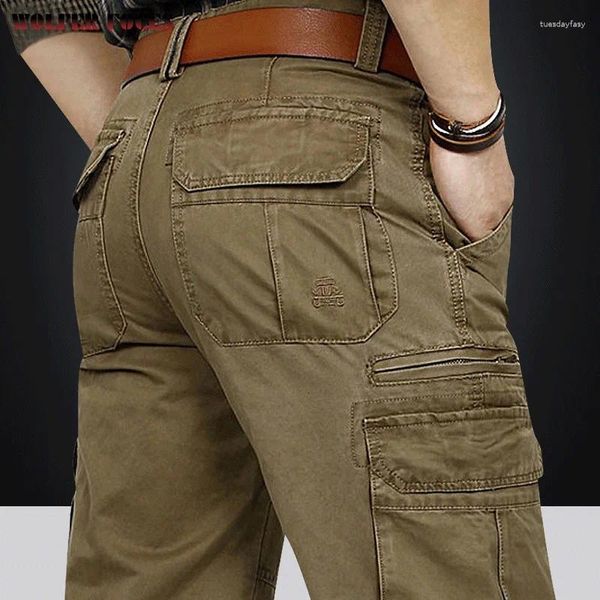 Pantalones para hombres casuales al aire libre pantalones de senderismo