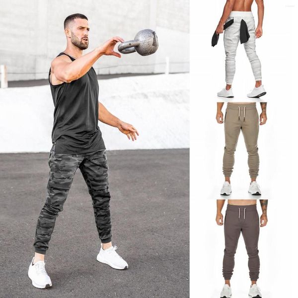 Pantalons pour hommes Casual Sports Cotton Blend Fitness Open Toe Fr For Men Chinos