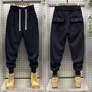 Pantalon pour hommes Pantalon de survêtement décontracté Mode Noir Japonais Jogging Cargo Hommes Y2k Streetwear