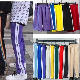 Pantalones para hombres Casual con ropa de calle de bolsillo Pantalones sueltos relajados Diseñador para hombre para mujer Pantalón deportivo Hombres Mezcla de algodón Pantalones con insignia de brújula suave