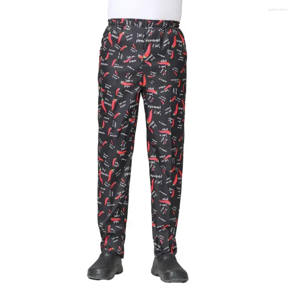 Pantalon pour hommes pantalons de chef confortables unisex