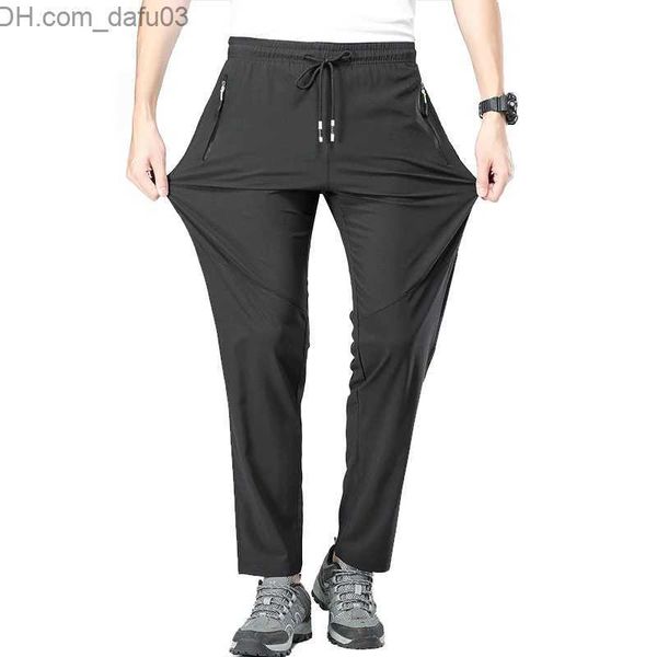 Pantalones de hombre CHRLCK Pantalones de camping y senderismo para hombre Verano Secado rápido Senderismo Viajes Escalada Pesca Deportes Senderismo al aire libre Viajes Mujer Grande Z230721