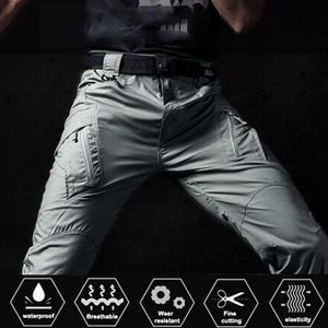 Herenbroek Stad Militaire Casual Cargo Elastische Outdoor Leger Broek Mannen Slanke Veel Zakken Waterdichte Slijtvaste Tactische Pant