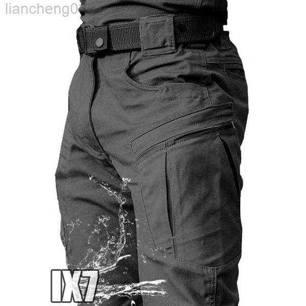 Pantalons pour hommes City Military Tactical Pants Men Combat Cargo Pants Multi-poches Waterproof Pant Casual Training Salopettes Vêtements Randonnée W0411