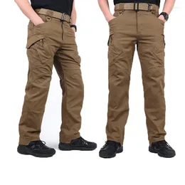 Pantalon masculin City Tactical Mens Multi Pockets Cargo Military Combat Cotton Khaki Black Pant Swat Army Casual Colters Randonnée
